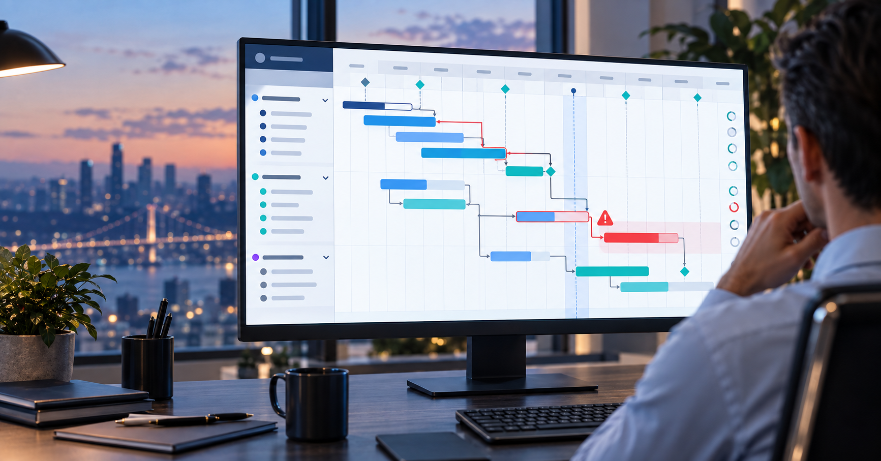 Gantt Şeması Nedir? Proje Planlamada Bağımlılık, İlerleme ve Gecikme Yönetimi